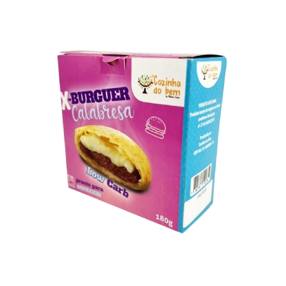 Embalagem Para Refrigeração de Hamburguer (11 x 5 x 11 cm) Personalizada