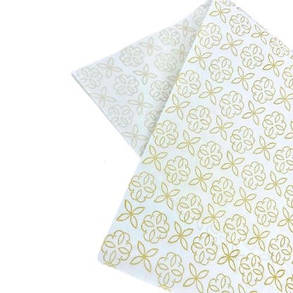 Papel Antigordura para Alimentos (30 x 34 cm) Linha Gold – 500 folhas