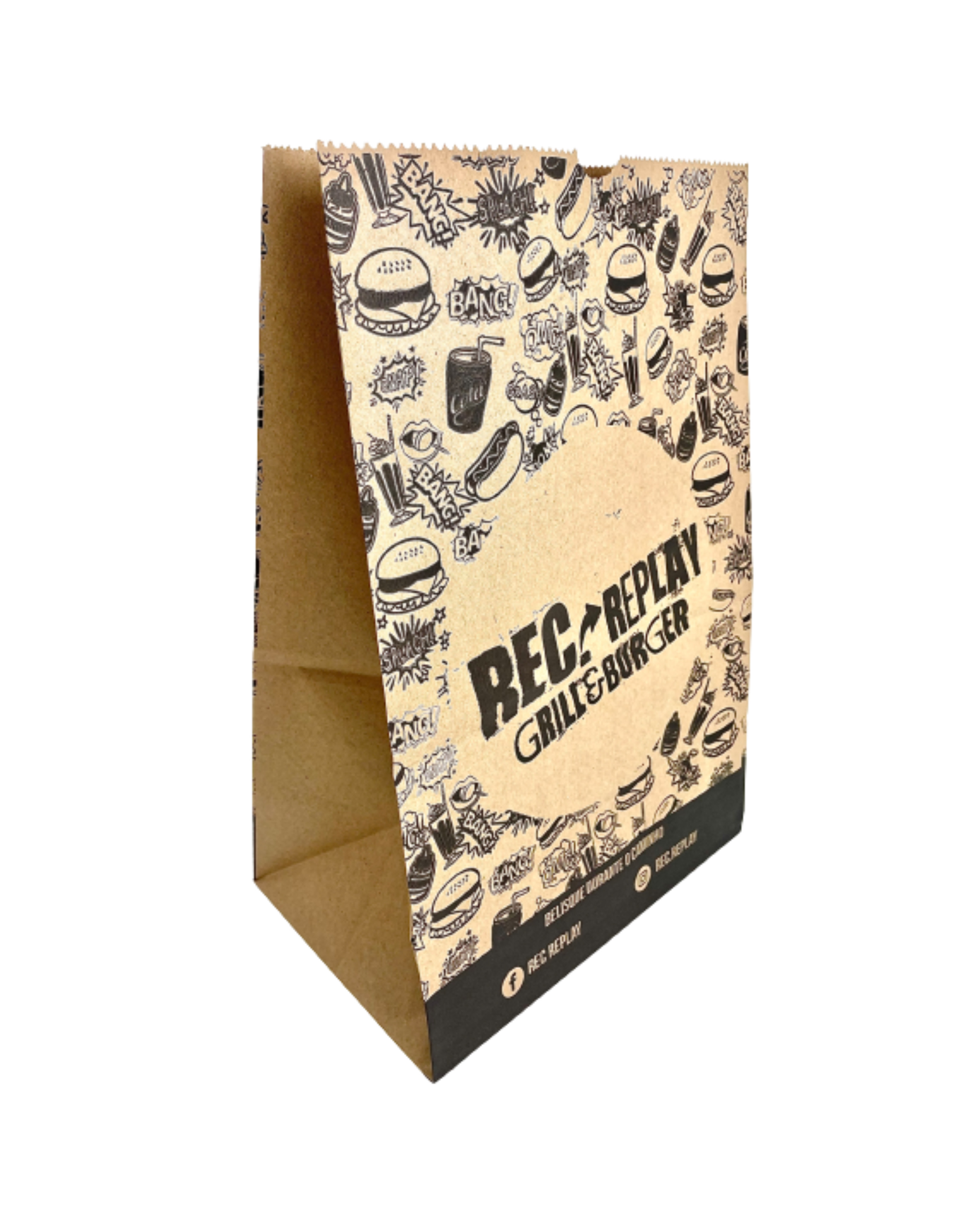 Saco Kraft 80 gr Personalizado - 2 mil