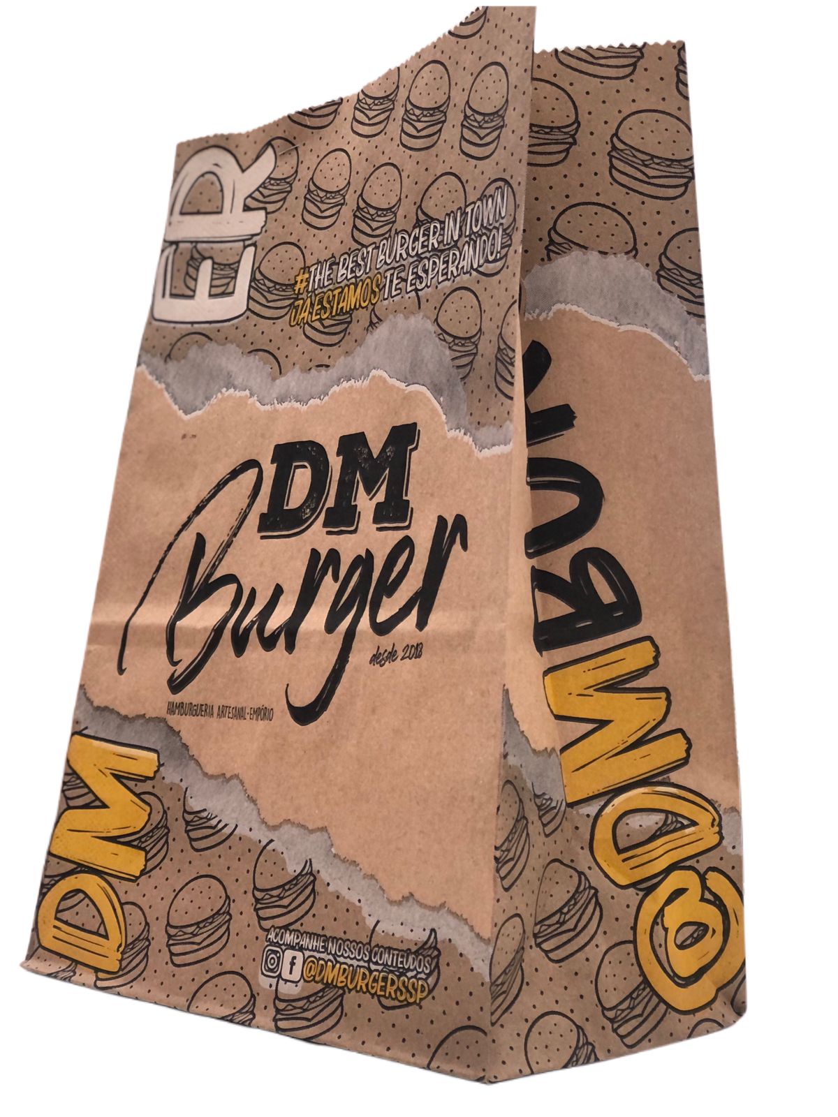 Saco Kraft 80 gr Personalizado - 5 mil