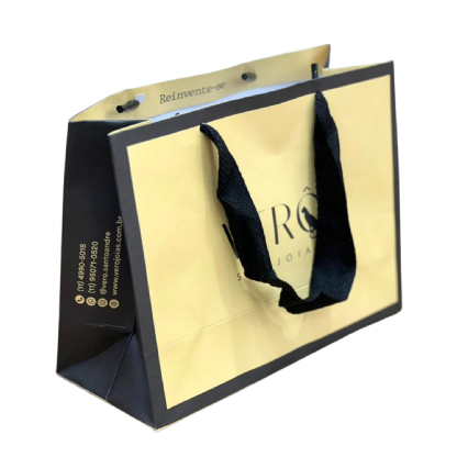 Sacola Offset 180g (19 x 8 x 15 cm) Personalizada