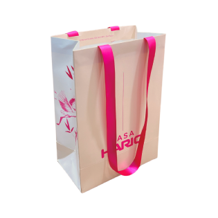 Sacola Papel Triplex 250g (21 x 12 x 30 cm) Personalizada
