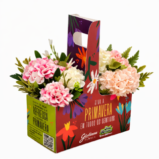 Suporte para Flores (17,5 x 8 x 22,5 cm) Personalizada