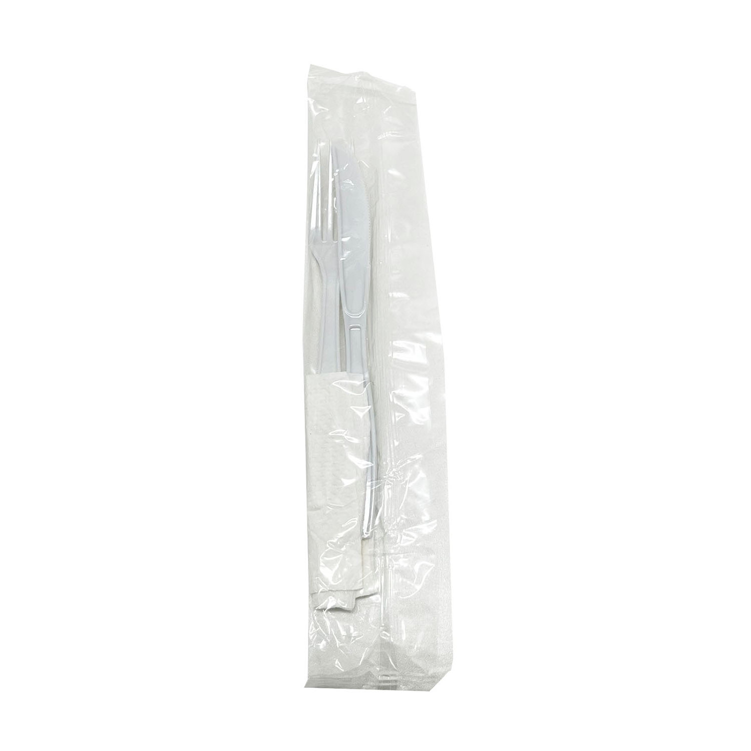 Kit Talher Garfo, Faca e Guardanapo Reforçado Master - 250 unidades