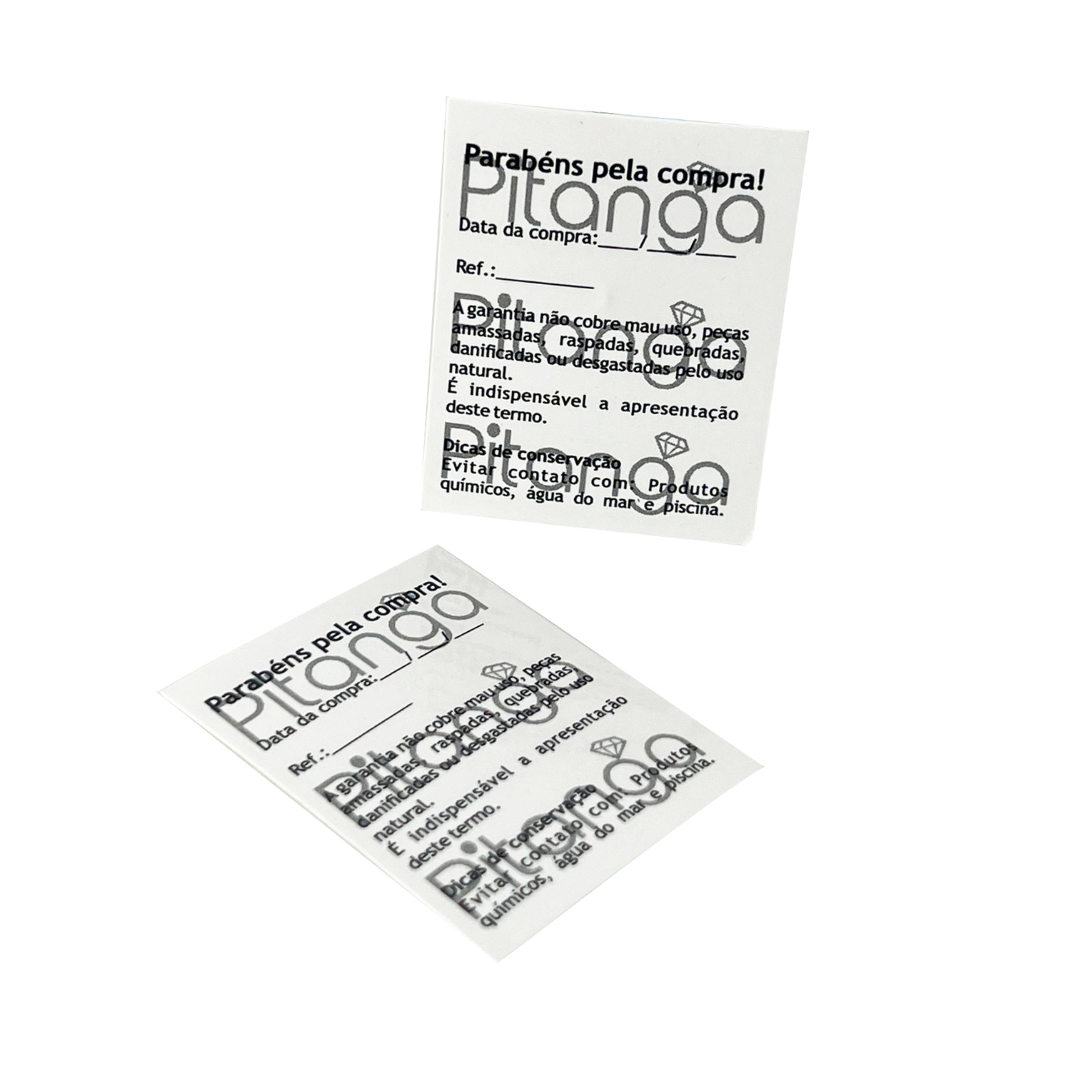 Cartão de Agradecimento (4 x 5 cm) Personalizado