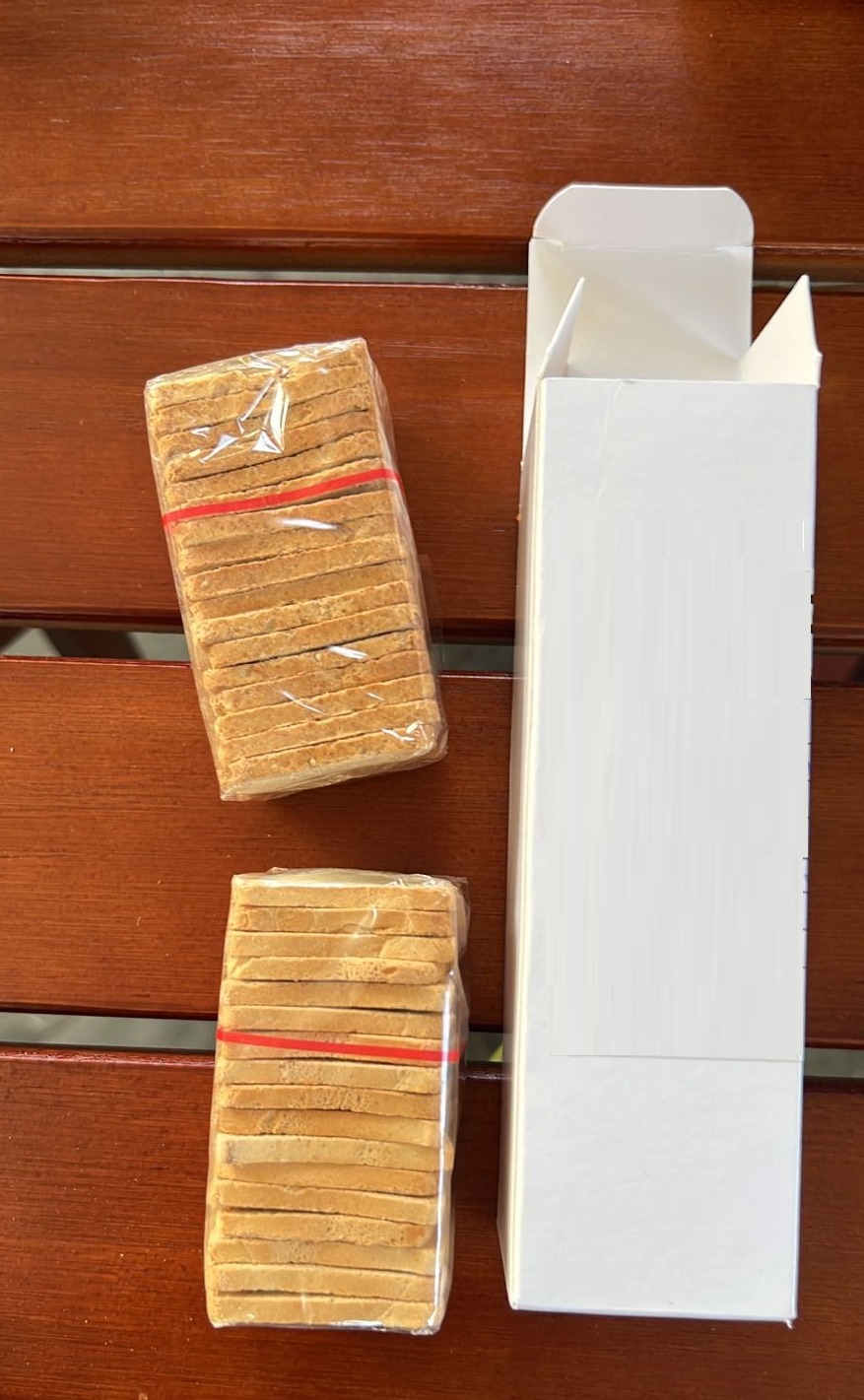 Embalagem Para Torradinhas (4,3 x 4,3 x 15 cm) Personalizada