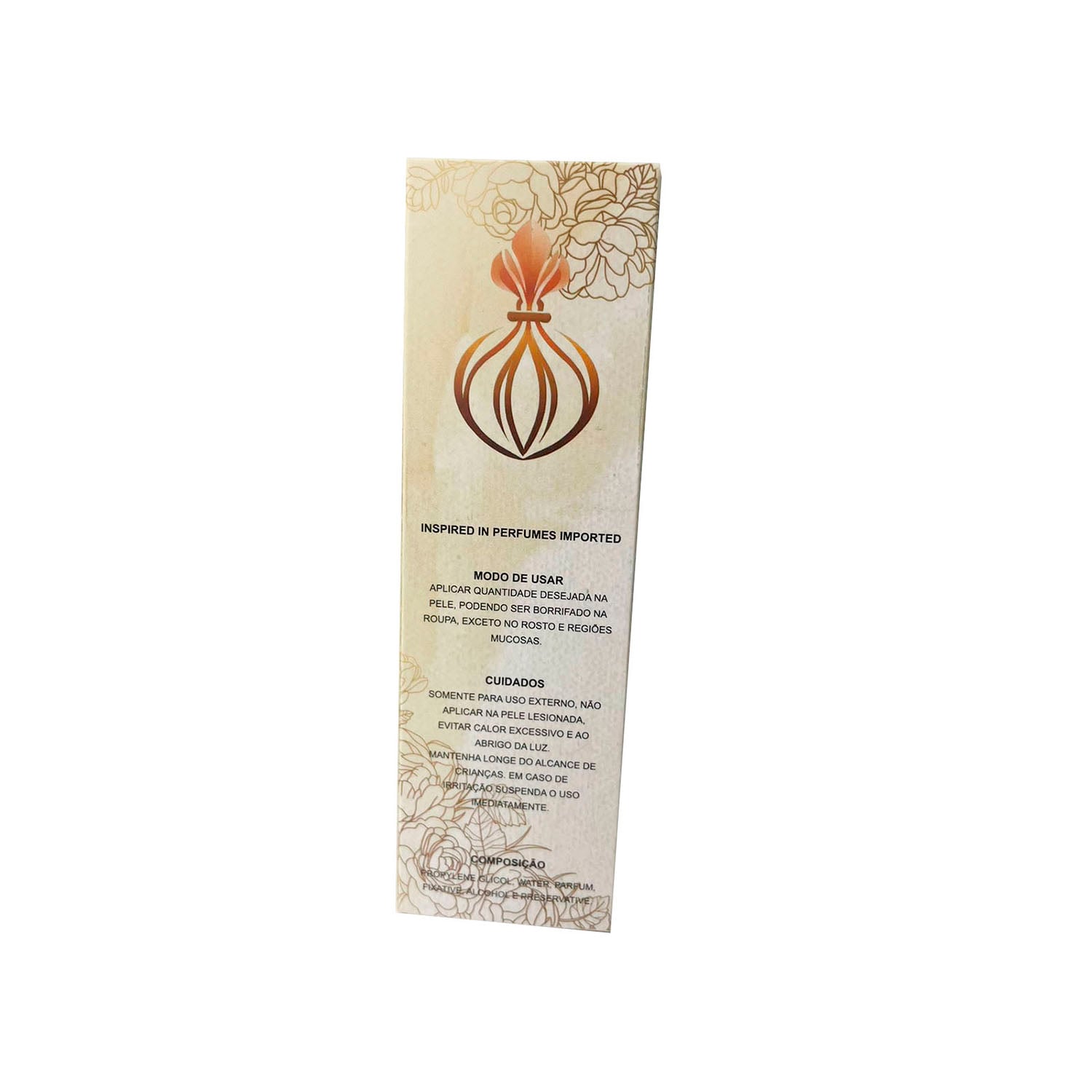 Embalagem para Perfume (5 x 3,4 x 16,5 cm) Personalizada