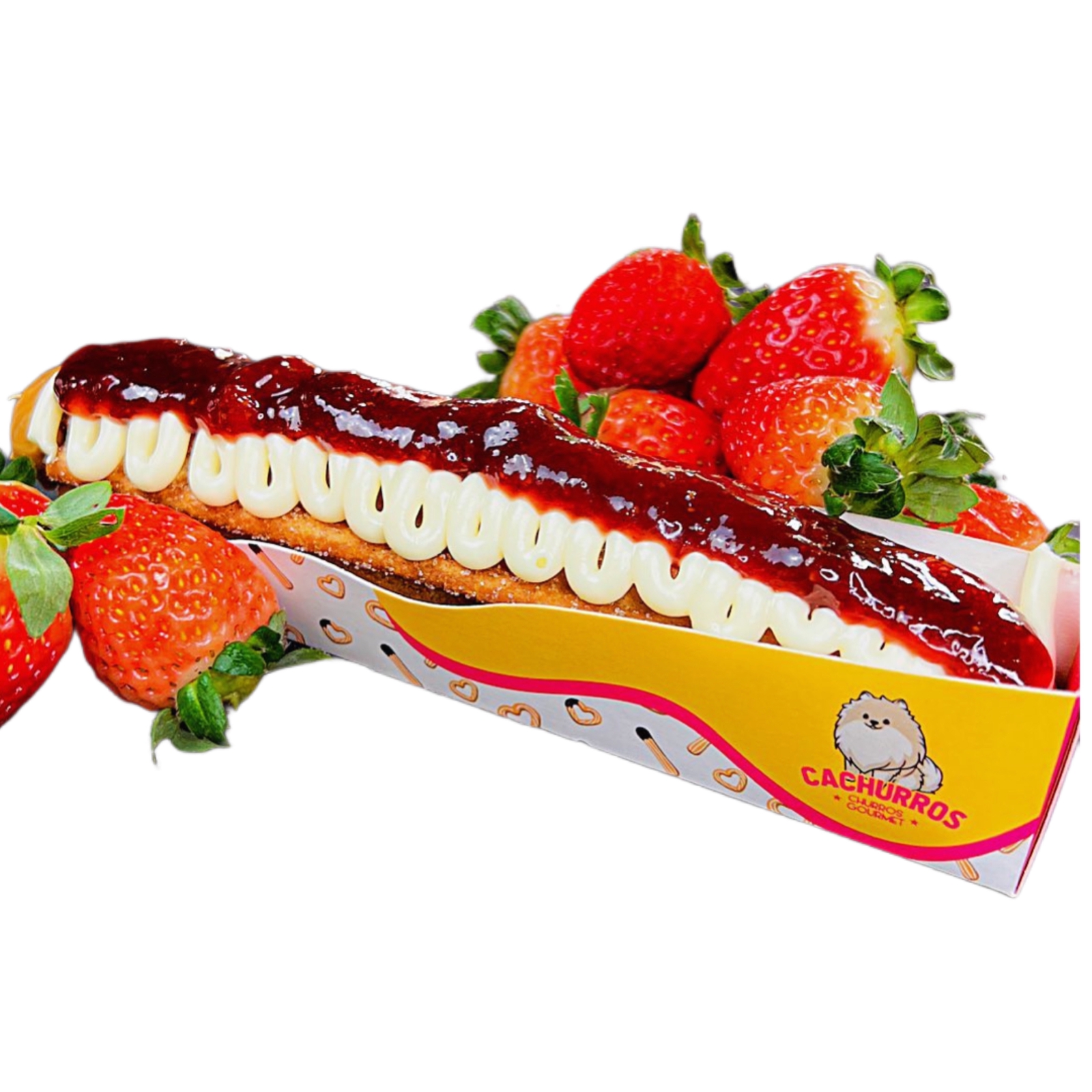 Embalagem Base para Churros (28 x 4 x 3 cm) Personalizado