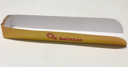 Embalagem para Batata espiral Personalizada 30 x 5 x 3,5 cm