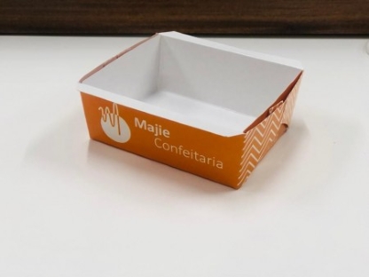 Forma Forneável para brownie sem tampa (10 x 8 x 4 cm) Personalizada