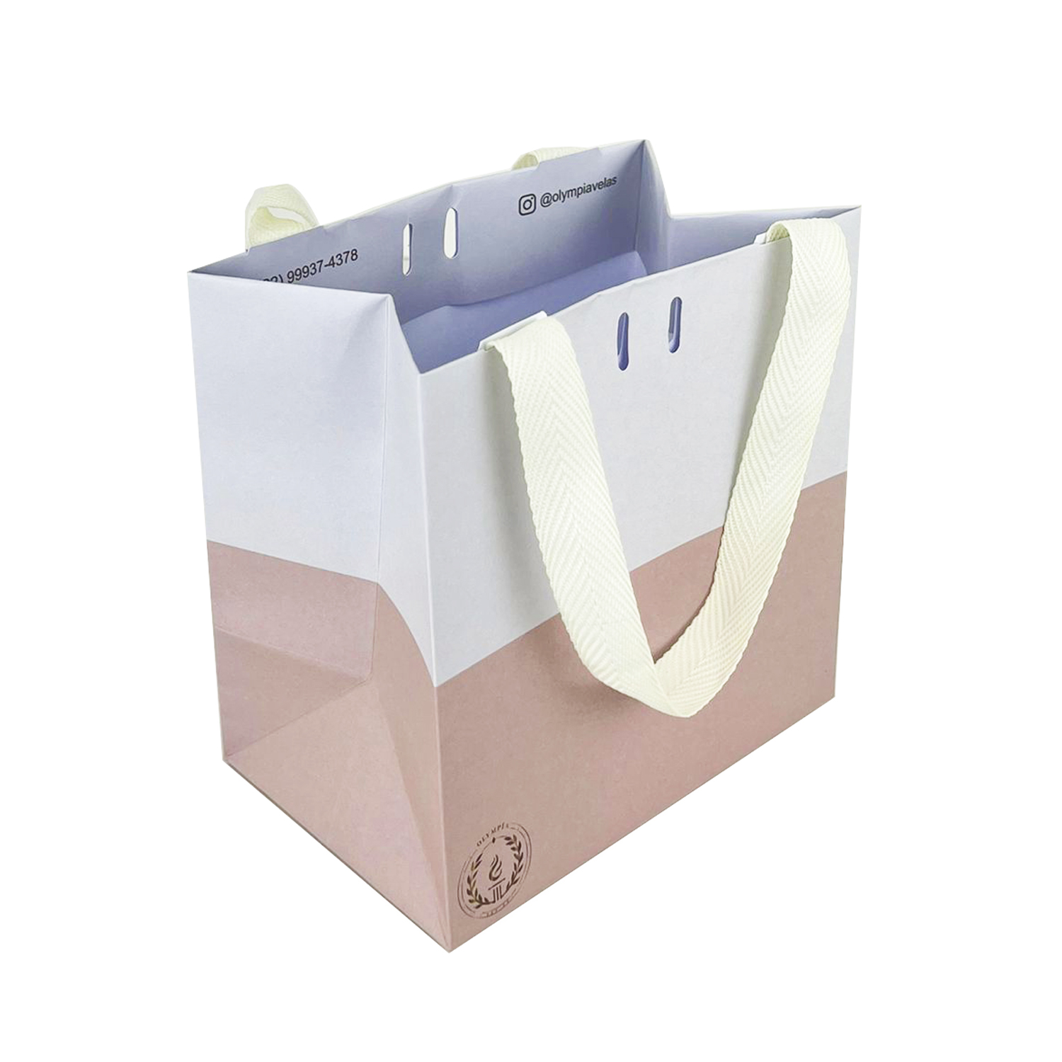 Sacola Offset 180g (17 x 11 x 17 cm) Personalizada