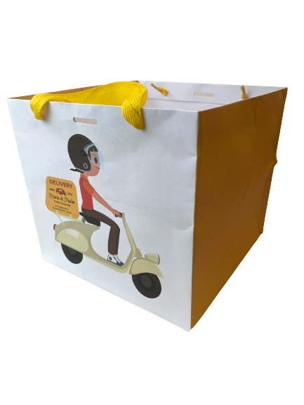 Sacola Offset 180g (22 x 22 x 20 cm) Personalizada