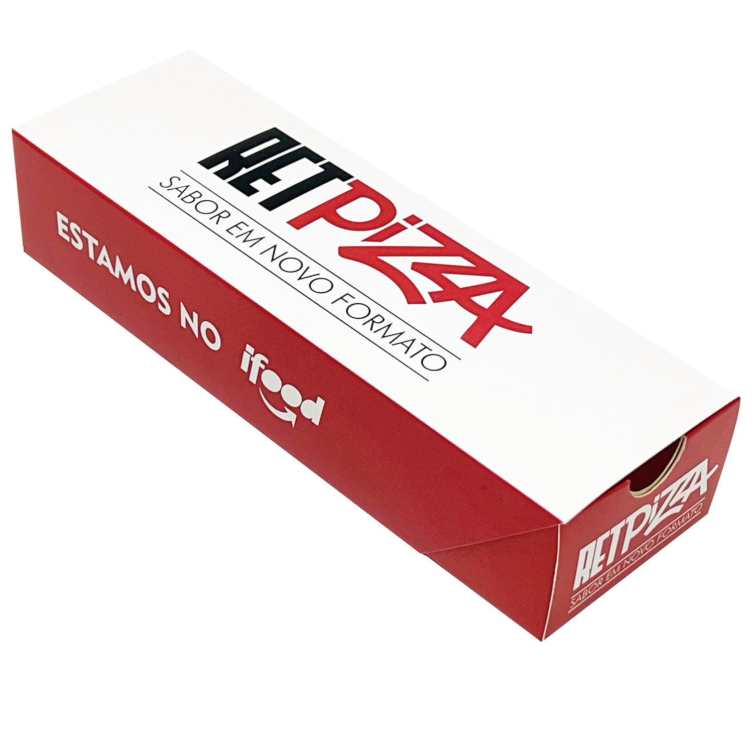 Embalagem Gaveta Para Pizza (25 x 8 x 5 cm) Personalizada