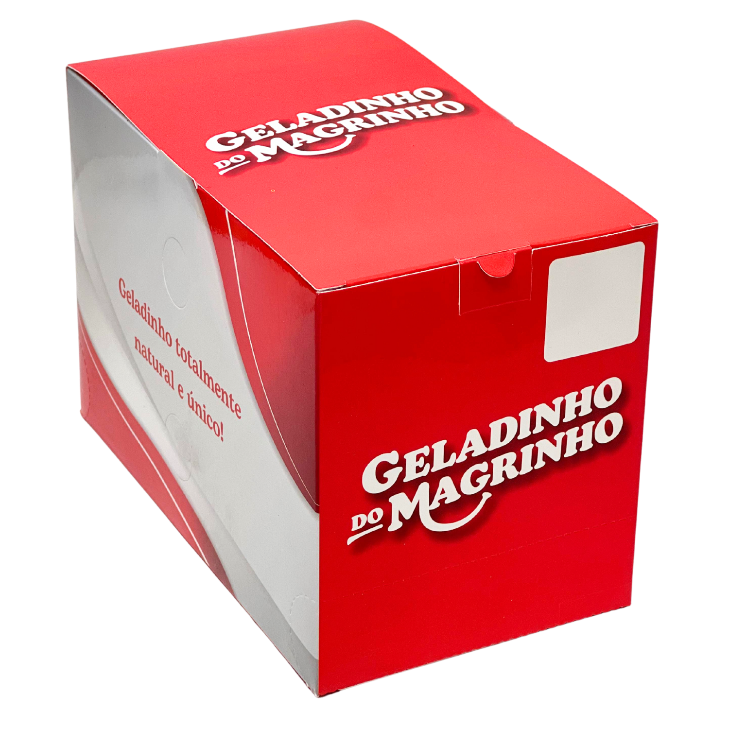 Embalagem para Geladinho c/ Laminação interna e externa (18 x 10 x 12 cm) Personalizado