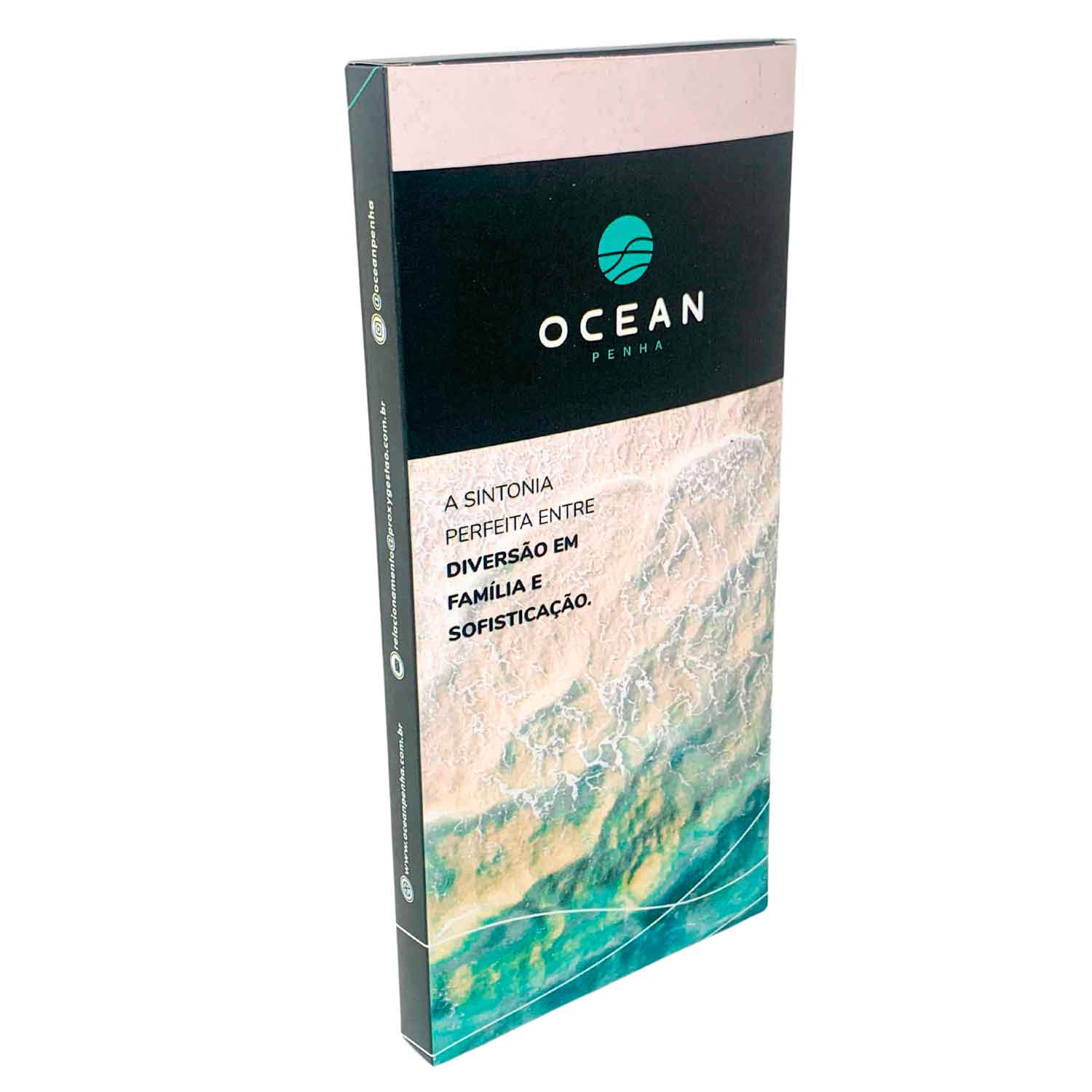 Embalagem para Barra de Chocolate (10 x 1,5 x 21,5 cm) Personalizada