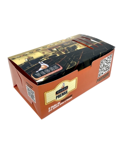 Embalagem Combo Delivery kit lanches c/ Respiro (19,5 x 11 x 7,5 cm) Personalizada