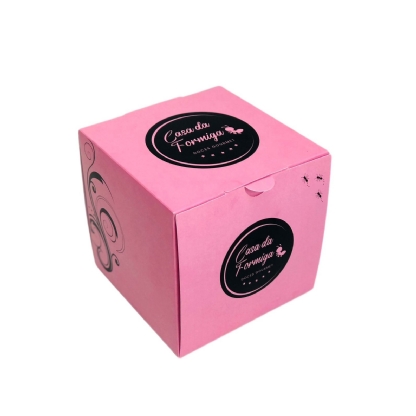 Embalagem para Mini Bolo (12 x 12 x 12 cm) Personalizada