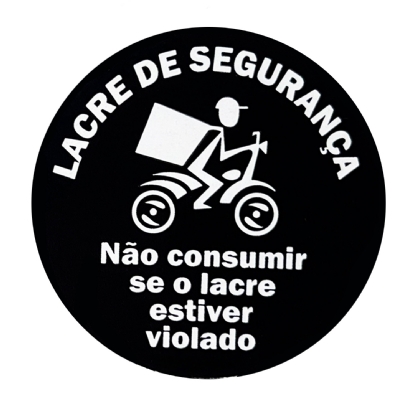 Etiqueta Adesiva Lacre Selo de Segurança Redonda (3,5 cm) - 1 Mil Unidades