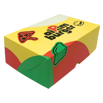 Embalagem Para salgados G (22 x 15 x 8 cm) Personalizada