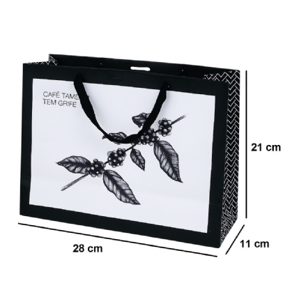 Sacola Offset 180g (28 x 11 x 21 cm) Personalizada
