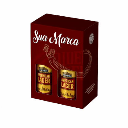 Caixa p/ 2 Garrafas, Bebida Personalizada