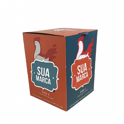 Embalagem Balde Delivery Grande Personalizada