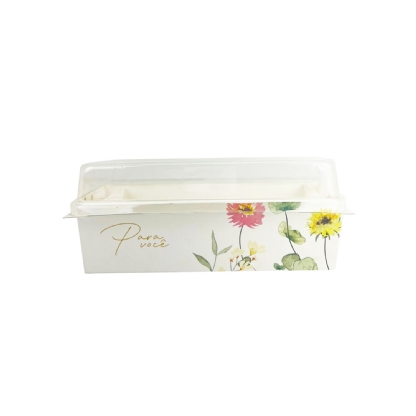 Forma Forneável 390g COM tampa para Bolo Caseirinho, Inglês, Pão - 50 unidades