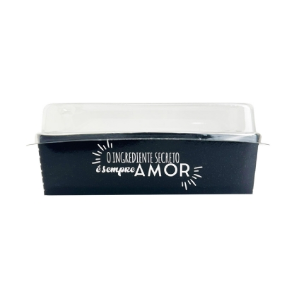 Forma Forneável 390g COM tampa para Bolo Caseirinho, Inglês, Pão - 50 unidades