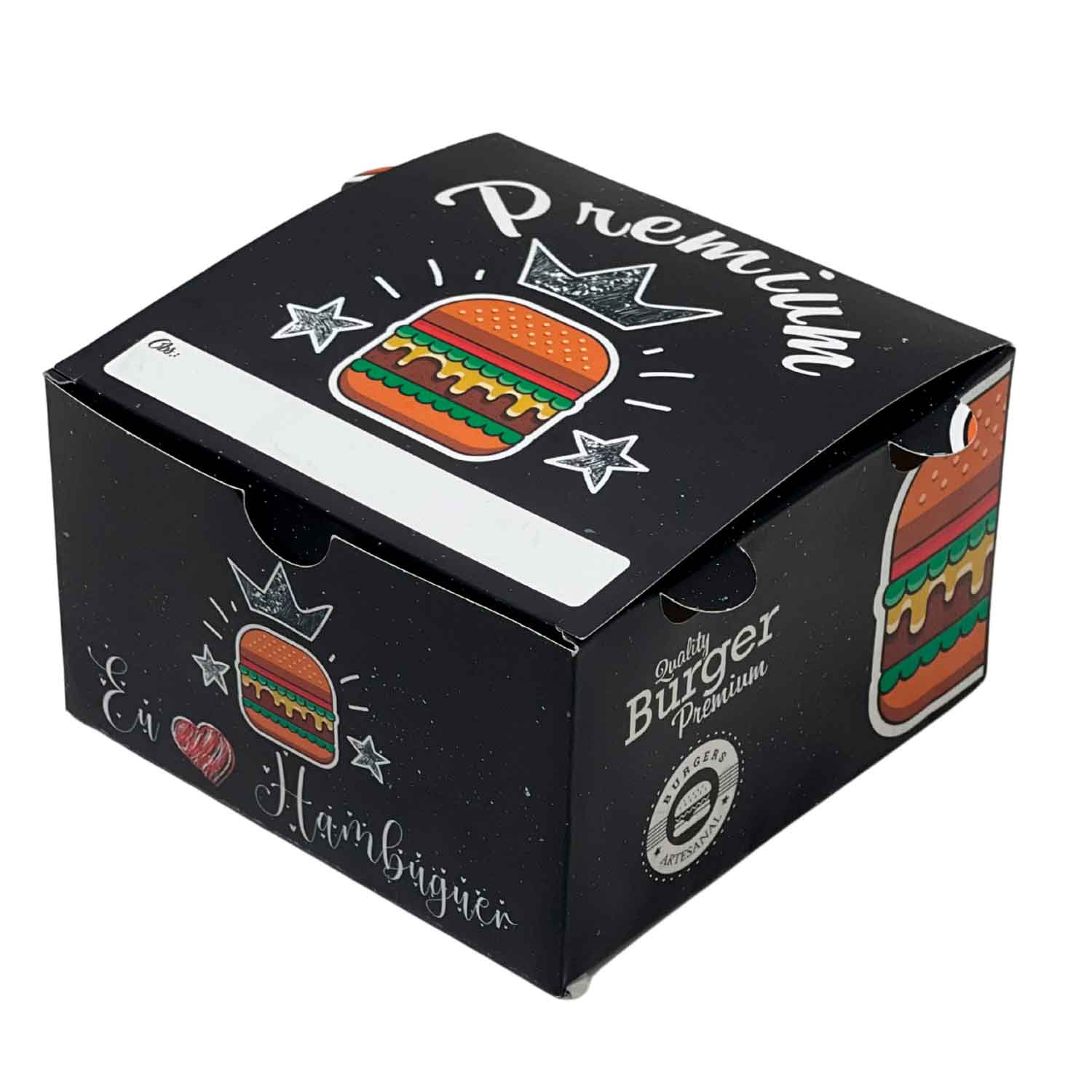 Embalagem Lanche Gourmet - 50 Unidades