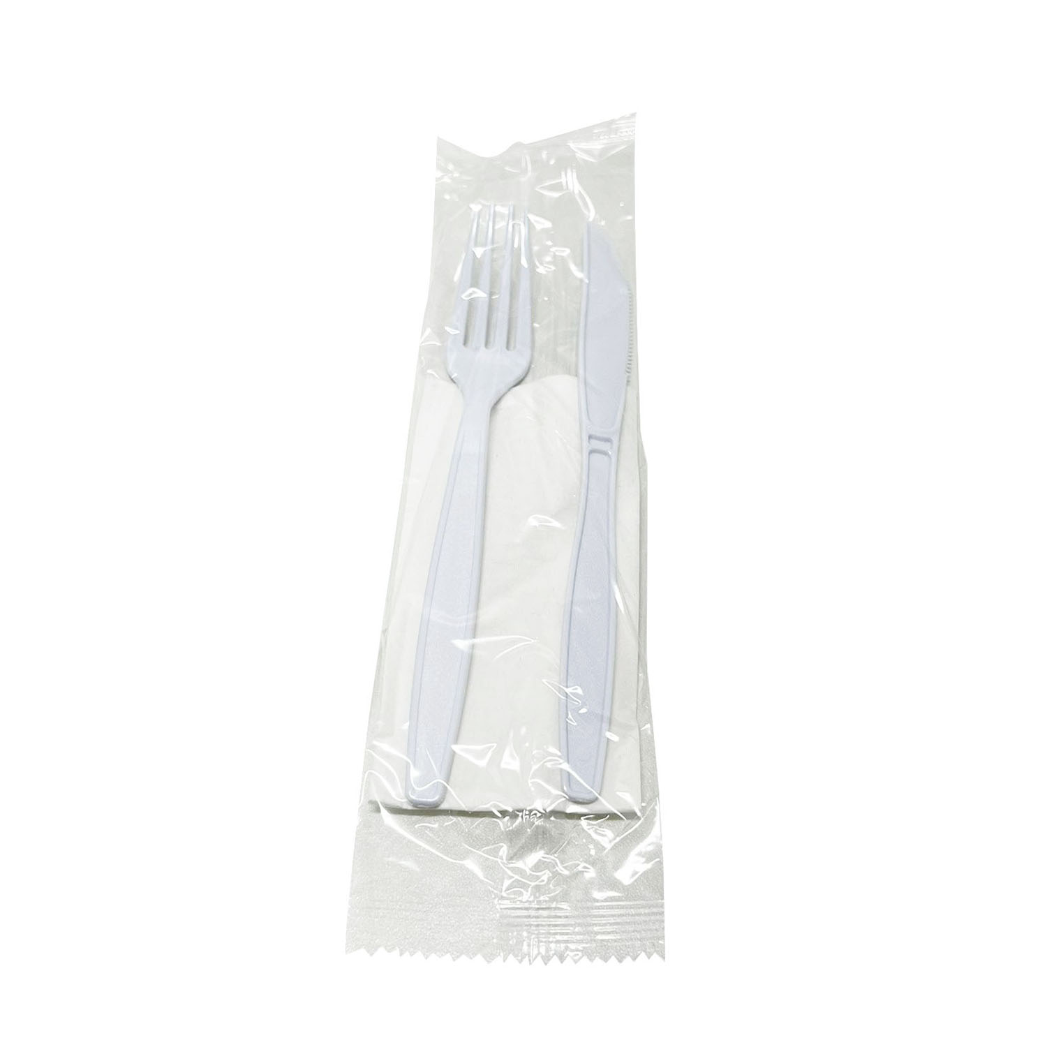 kit talher master refeição (garfo + faca + guardanapo) - 150 unidades