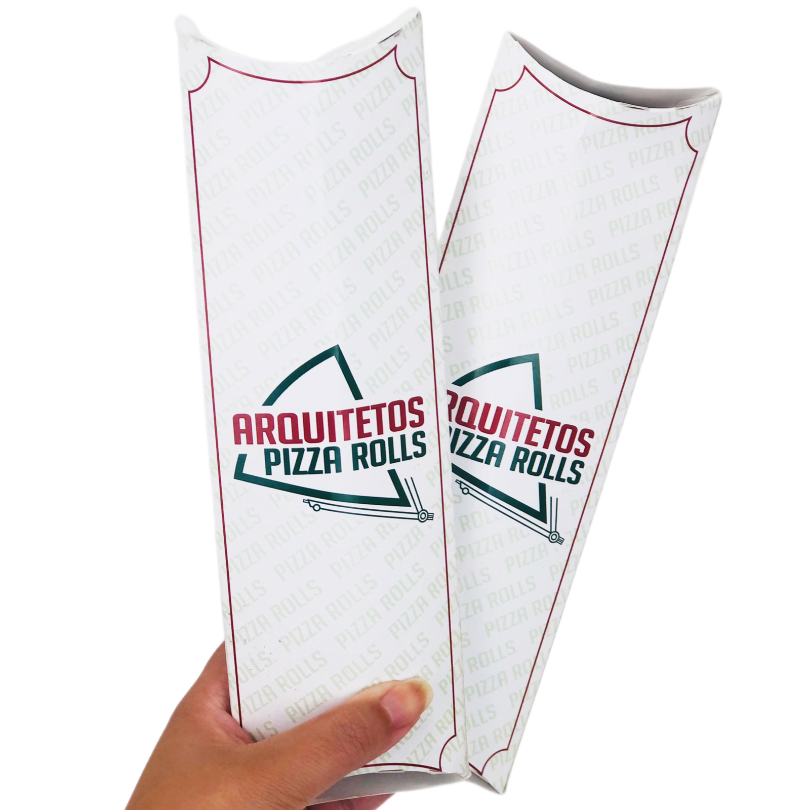 Embalagem Pizza Envelope Wrap (8 x 2,8 x 20 cm) Personalizada