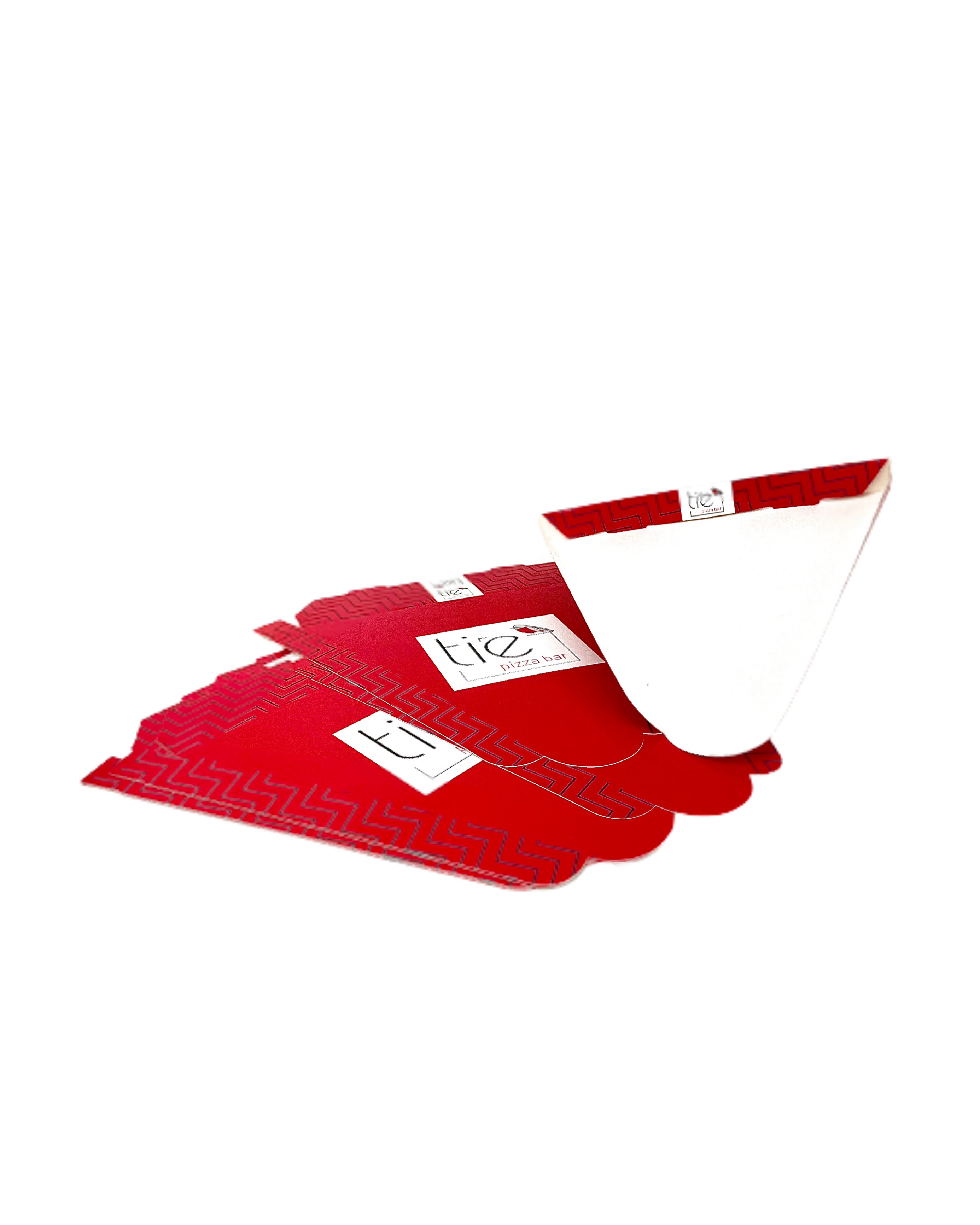 Embalagem Pizza Fatia triangular (19 x 20 x 2 cm) Personalizada