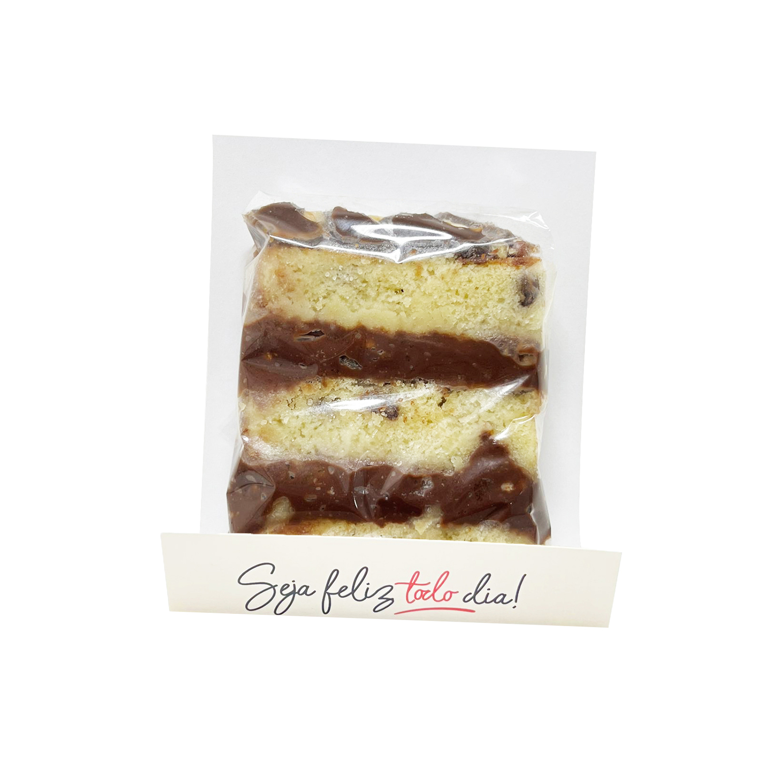Embalagem base p/ Fatia Slice Cake laminada (10 x 2,5 x 13 cm ) -100 unidades