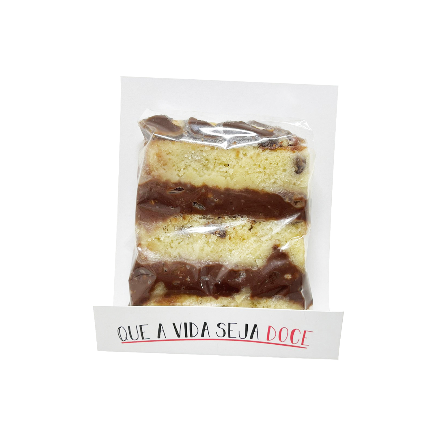 Embalagem base p/ Fatia Slice Cake laminada (10 x 2,5 x 13 cm ) -100 unidades