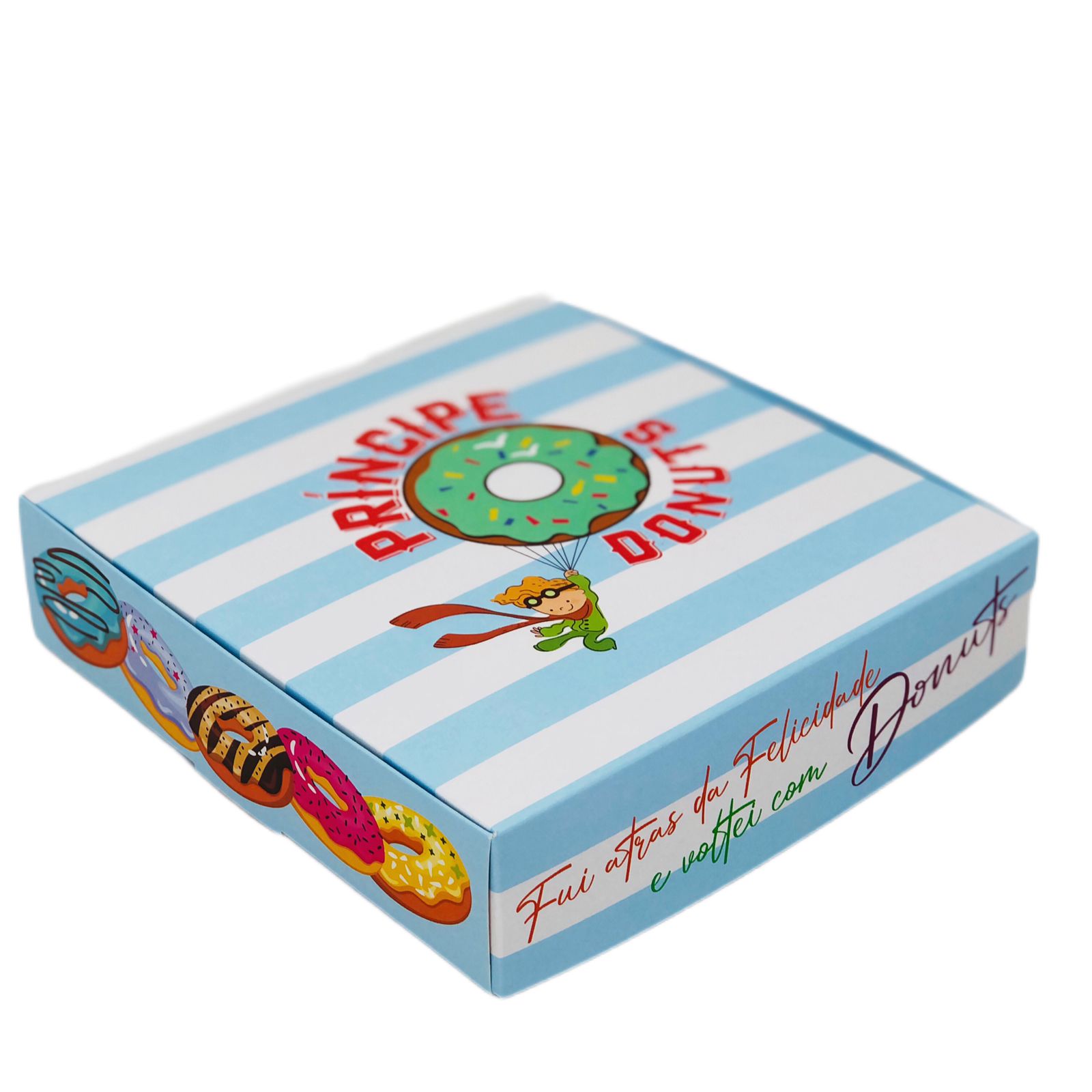 Embalagem para Donuts (21 x 21 x 5 cm) Personalizada