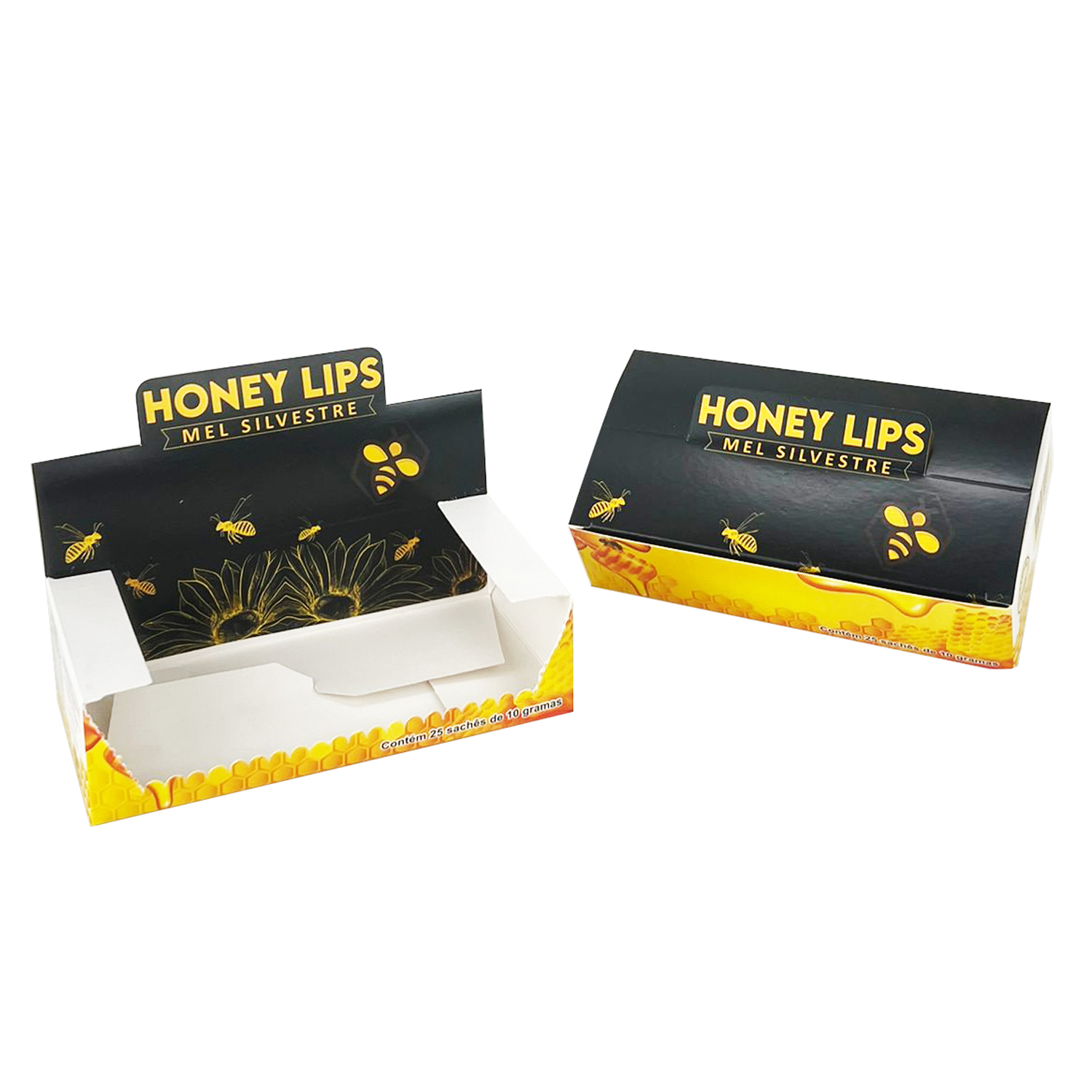 Embalagem Display Para Mel (15 x 8 x 4 cm) Personalizada