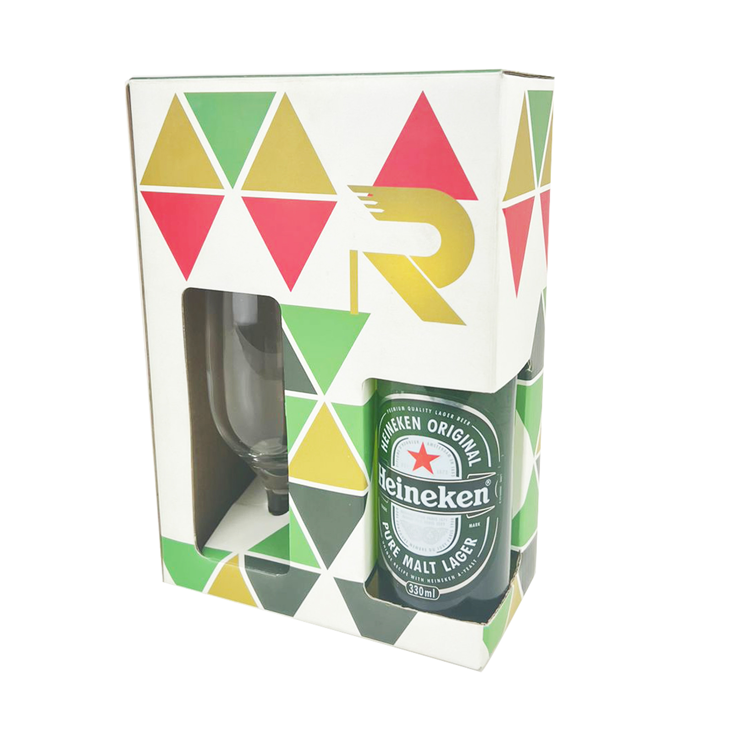 Embalagem Empastada Para kits Garrafa e Copo (16 x 8 x 23 cm) Personalizado