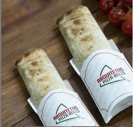 Embalagem Pizza Envelope Wrap Personalizada