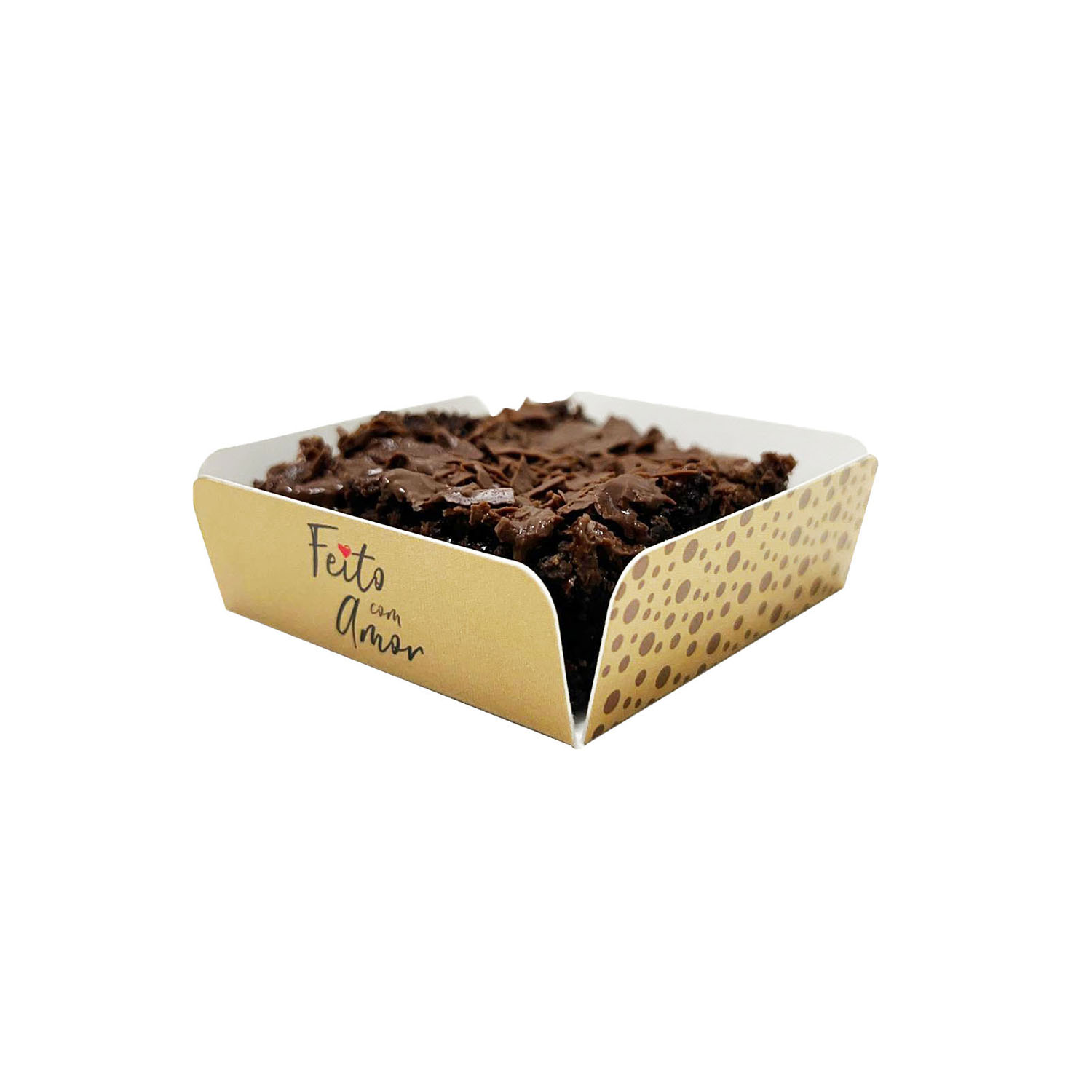 Forminha Brownie (5,5 x 5,5 x 2 cm) - 100 Unidades