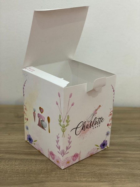 Embalagem para Bolos (17 x 17 x 20 cm) Personalizada