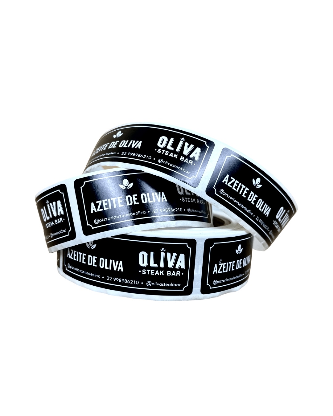Etiqueta Lacre Adesivo Rolo (2,5 x 7 cm) 1 cor Personalizado