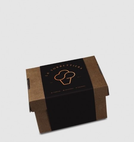 Cinta para pote de sorvete 500ml (43 x 9 cm) Personalizada