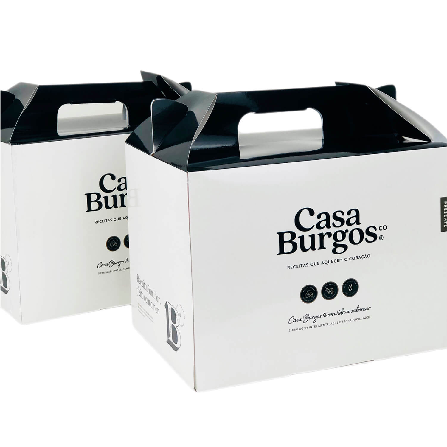 Caixa maleta p/ ate 1 kilo (27,5 x 20,5 x 20,5 cm) Personalizada
