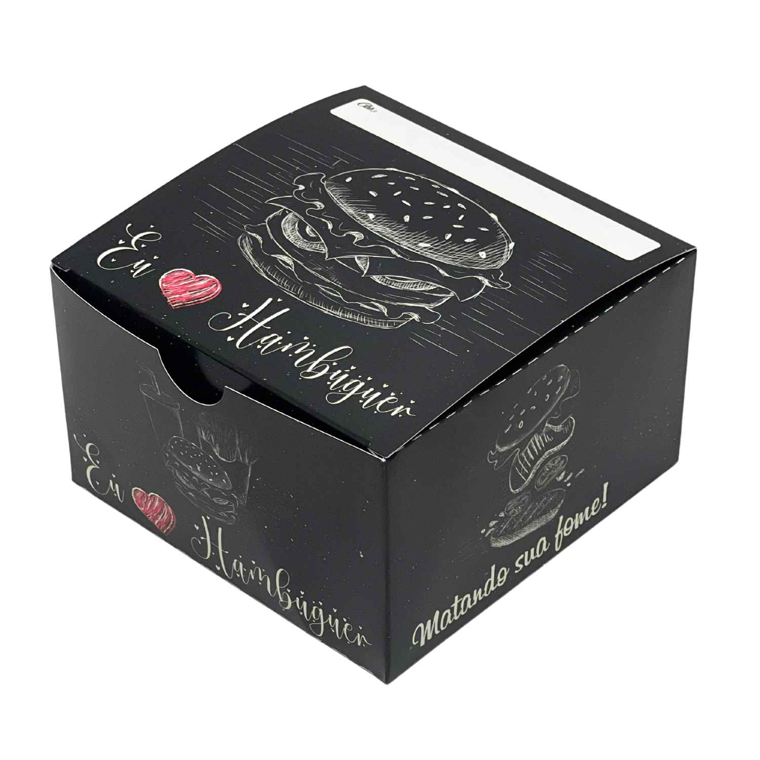 Embalagem Lanche Gourmet - 50 Unidades