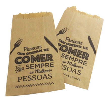 Saquinho Multiuso Pardo (10 X 5,5 X 21 cm) - 500 unidades