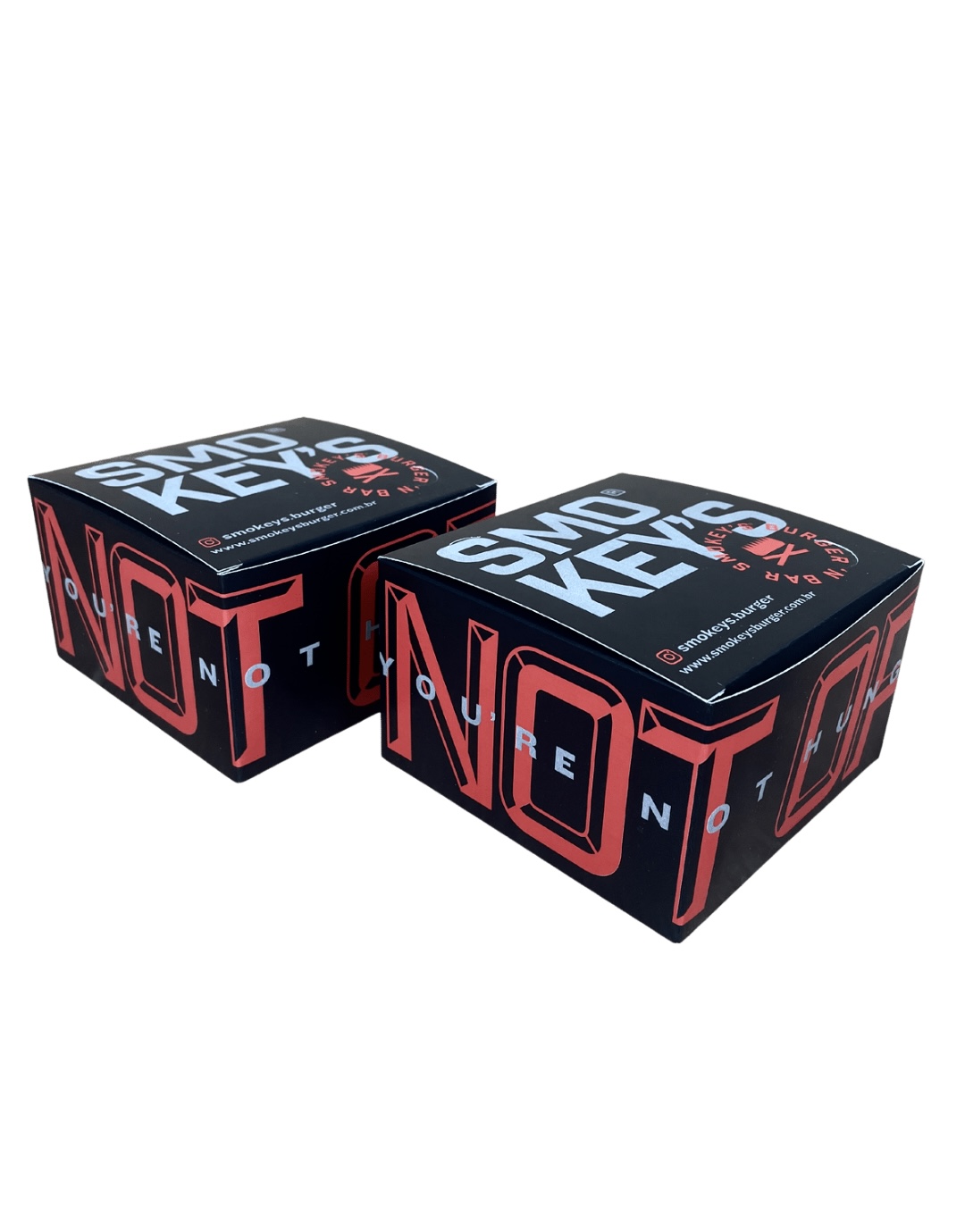 Embalagem Lanche Gourmet (12,4 x 12 x 7,6 cm) Personalizada