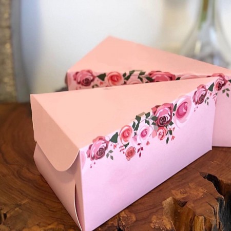 Caixa p/ Bolo Fatia (16,5 x 10 x 8 cm) - 100 unidades