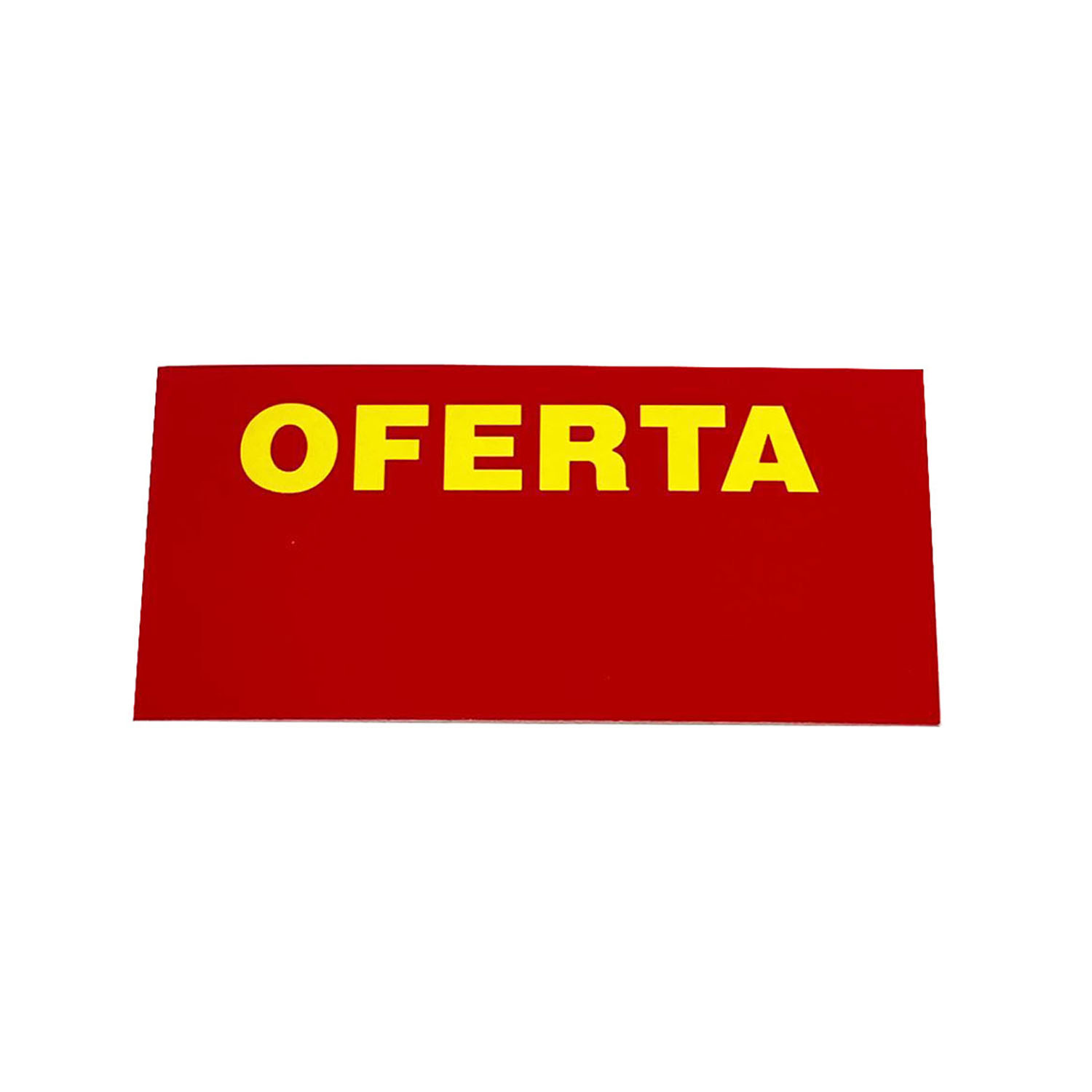 Cartaz Preço Oferta Etiqueta (10x5 cm) - 100 unidades
