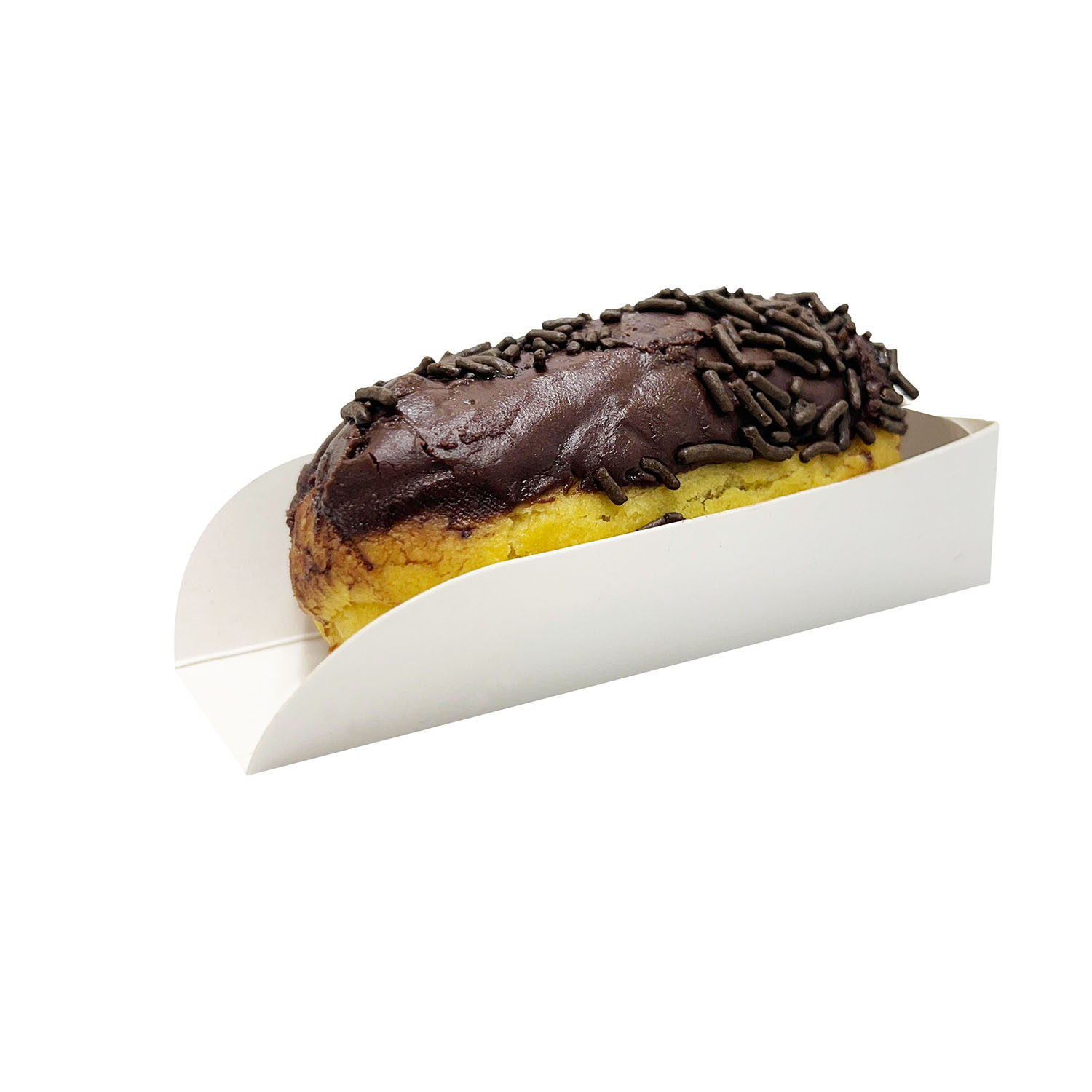 Embalagem p/ mini churros, bomba chocolate, Eclair (11 cm) - 100 unidades