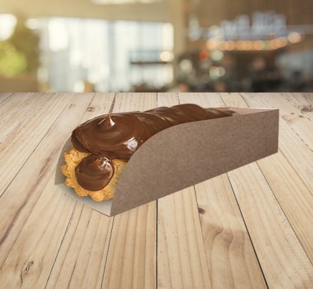 Embalagem para Churros, bomba chocolate, Eclair (14 cm) - 100 Unidades